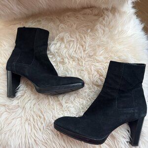 Aquatalia Suede Heeled Boots